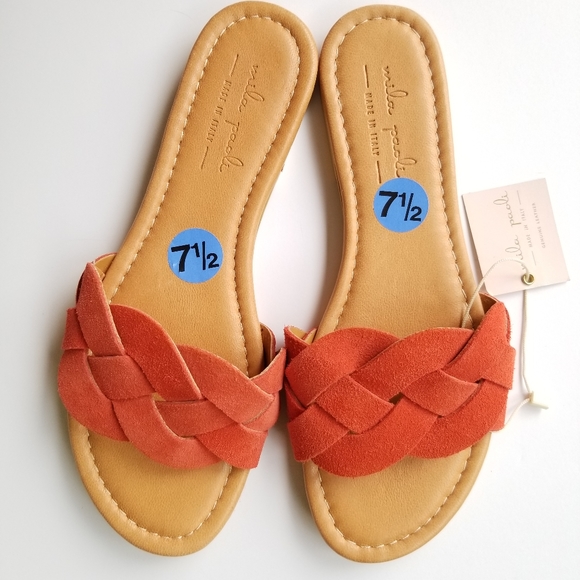 Mila Paoli Shoes - Mila Paoli suede sandals, size 7.5